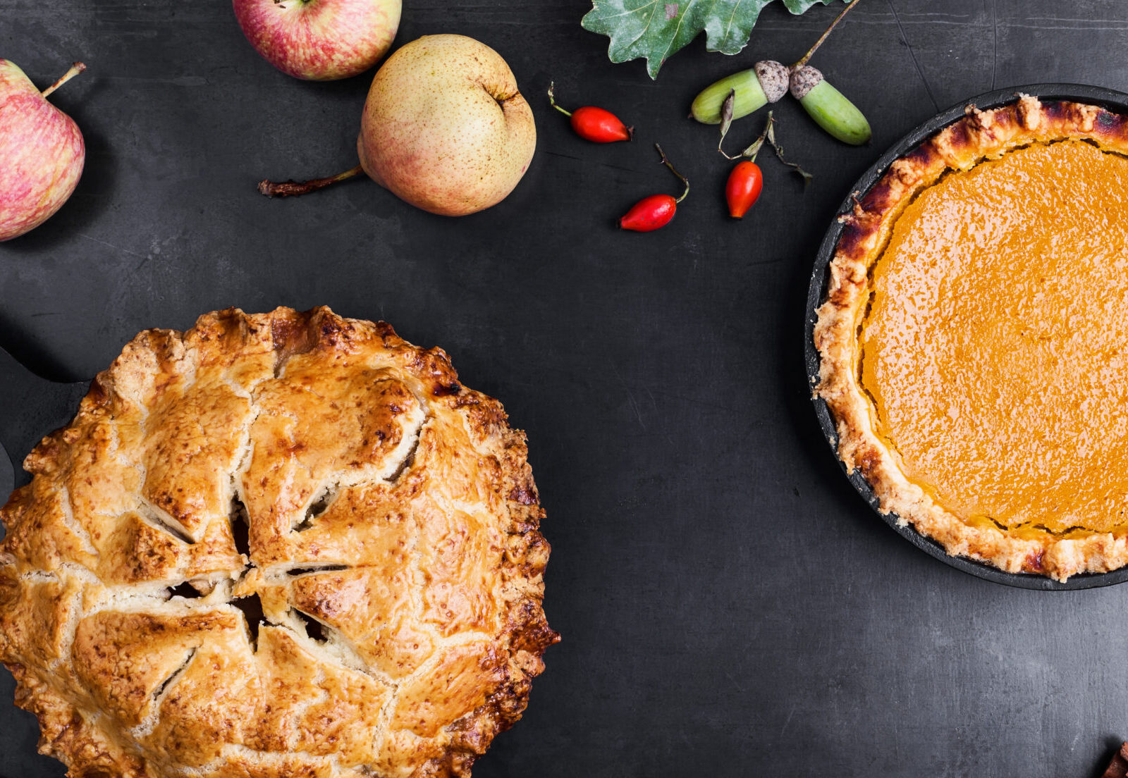 Pumpkin and Apple Pie